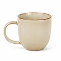 Mug en grès 350 ml beige - tasse à anse style artisanal