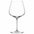 Verre à vin 500 ml en verre transparent à pied pour dégustation